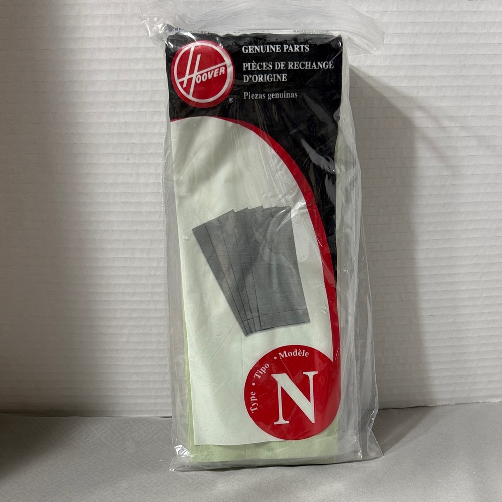 Hoover Genuine Parts Vacuum Bags Type N 4010038N 15 Bags Unopened